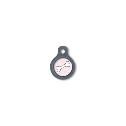 Blucky Bone Rose Dog Tag small