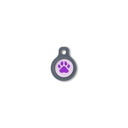Blucky Wild Paw Pastel Purple Dog Tag small