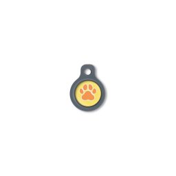 Blucky Wild Paw Yellow Dog Tag small