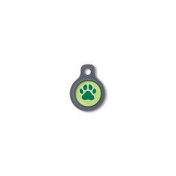 Blucky Wild Paw Lime Green Dog Tag small