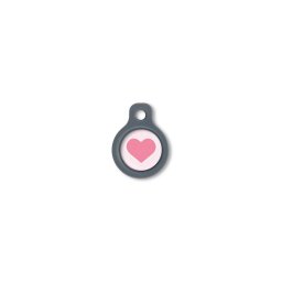 Blucky Heart Rose Dog Tag small