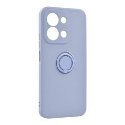 Szilikon telefonvédő (tartógyűrű, mikrofiber plüss belső, mágneses, kameravédő) LILA Xiaomi Redmi 15C 4G