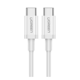 UGREEN US264 adatkábel (Type-C - Type-C, 60W, PD gyorstöltő 3.0, 200cm) FEHÉR