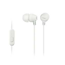 SONY fülhallgató SZTEREO (3.5mm jack, mikrofon, felvevő gomb) FEHÉR