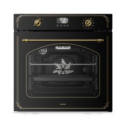 Klarstein Victoria Pyro-sütő | Elektromos tűzhely pirolízis funkcióval | 3150 W | 76 l | 60 cm (LPY611Tg3-B5(Black))
