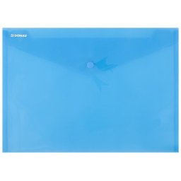 DONAU Irattartó tasak, A4, PP, patentos, DONAU, kék