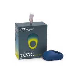 We-Vibe Pivot 2 - App-vezérelt vibrációs péniszgyűrű, férfiaknak (kék)