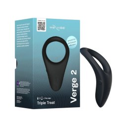 We-Vibe Verge 2 - App-vezérelt vibrációs péniszgyűrű (fekete)