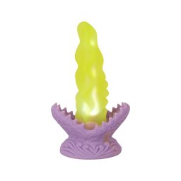 Beasty Cocks Passionate Plant - világító dildó (zöld)