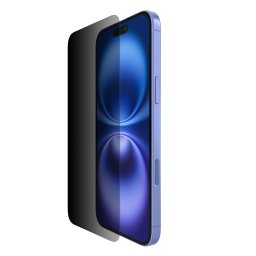 Belkin SCREENFORCE Invisiglass Privacy Anti-Microbial adatvédelmi védőüveg iPhone 16 Plus / 15 Plus / 14 Pro Max készülékekhez