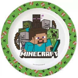 Minecraft műanyag micro lapostányér Nr2