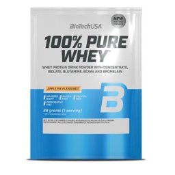 BIOTECH USA Tejsavó fehérjepor, 28g, BIOTECH USA "100% Pure Whey", almás pite