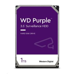 WD PURPLE WD11PURZ 1TB, SATA III 3,5", 64MB 5400RPM, 110MB/s, alacsony zajszint, CMR