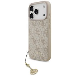 Guess 4G Charms Collection MagSafe tok iPhone 17 Pro rózsaszínű iPhone 17 Pro tokhoz
