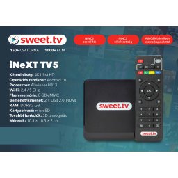 Sweet tv Android set-top box + 3 havi L csomaggal: