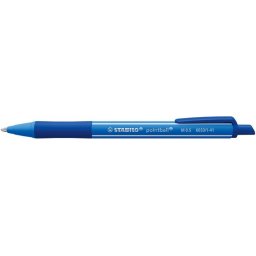 STABILO Golyóstoll, 0,5 mm, nyomógombos, STABILO "Pointball Colorful" ultramarinkék