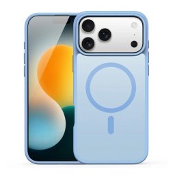 DUX DUCIS YIND szilikon telefonvédő (ütésállóság, kameravédő, matt, MagSafe) VILÁGOSKÉK Apple iPhone 17 Pro