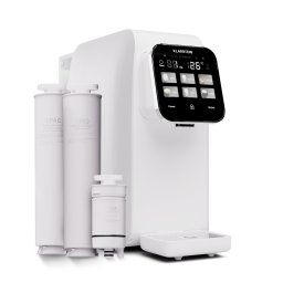 Klarstein AquaLine 3L, víztisztító, 5 fokozatú szűrés, 3 l térfogat, 6 vízhőmérséklet, fehér (WFT2-AquaLine3LWhite)