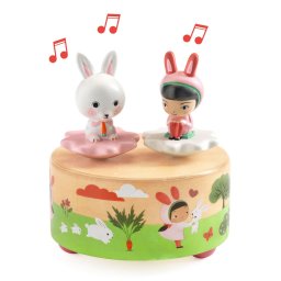 Djeco Mozgó figurás zenedoboz Zenélő kiskert - Garden melody