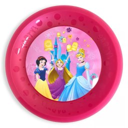 Disney Hercegnők Live Your Story micro prémium műanyag lapostányér 21 cm