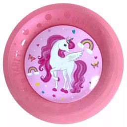 Unikornis micro prémium műanyag lapostányér 21 cm Nr1