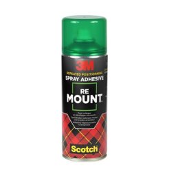 3M SCOTCH Ragasztó spray, 400 ml, 3M SCOTCH "ReMount"