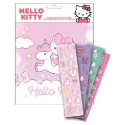 Hello Kitty Unicorn matricás album 50 db matricával Nr1