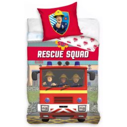 Sam a tűzoltó Rescue Squad ágyneműhuzat 140×200cm, 70×90 cm Nr3