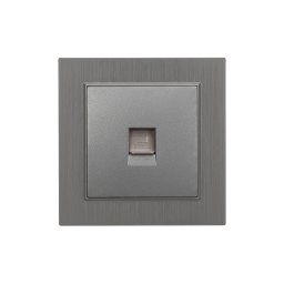 Nova UTP aljzat RJ-45 szürke kerettel