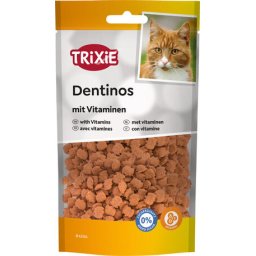 Trixie Denta Fun Dentinos vitaminban gazdag macska jutalomfalat (3 x 50 g ~ 3 tasak) 150 g