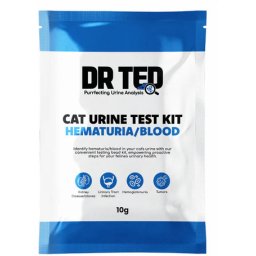 Dr Ted Cat Urine Test Kit - Hematuria / Blood - Véres vizelet teszt macskáknak
