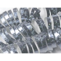 Szerpentin , hologramos, ezüst színű, 3,8m, 18 db/cs