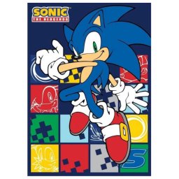 Sonic a sündisznó polár takaró, pléd 100x140 cm Nr6
