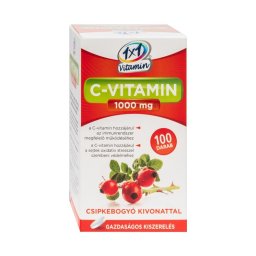 1x1 Vitamin C-vitamin 1000 mg filmtabletta csipkebogyó kivonattal 100x