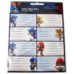 Sonic a sündisznó Hype Man füzetcímke 16 darabos Nr2
