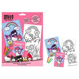 Hello Kitty Friends színező szett Nr2