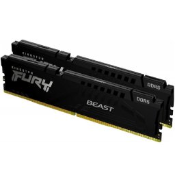 32GB DDR5 memória 5600MHz 2x16GB Kingston FURY Beast Black PN: KF556C36BBEK2-32