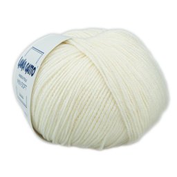 Lana Gatto Mini Soft kötőfonal, extra finom merinó - 10001, fehér