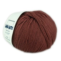 Lana Gatto Mini Soft kötőfonal, extra finom merinó - 19034, Granata/Gandini