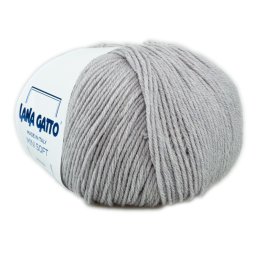 Lana Gatto Mini Soft kötőfonal, extra finom merinó - 20741, Grigio Chiaro