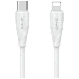 Kábel USAMS Green Series SJ717 30W USB-C Lightning 1m fehér