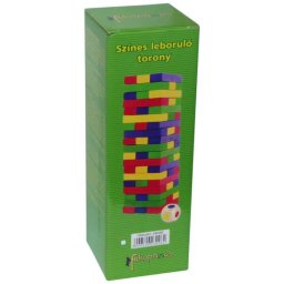 Jenga 54 darabos - Színes B