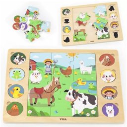 Puzzle - találd meg a párokat - farmos B