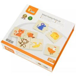 Készségfejlesztő Puzzle (Mit esznek az állatok?) B