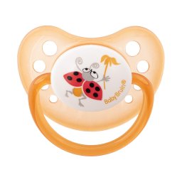 Baby Bruin ortondontikus szilikon játszócumi 5-18 hónapos - Katica