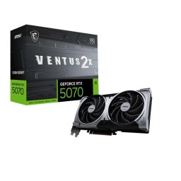 MSI VGA NVIDIA GeForce RTX 5070 12G VENTUS 2X OC, RTX 5070, 12GB GDDR7, 3xDP, 1xHDMI, 3xDP, 1xHDMI
