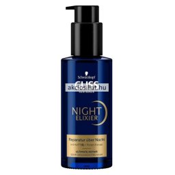 Gliss Night Elixir Ultimate Repair hajpakolás sérült hajra 100ml