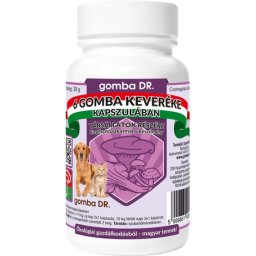 Gomba Dr. 6 gomba keveréke kapszulában kutyáknak és macskáknak (200 mg / kapszula) 100 kapszula