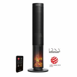 Salente HotTower, meleglevegő-oszlopos ventilátor, fekete színű