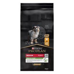 Pro Plan Medium Puppy Healthy Start - csirkében gazdag száraz kutyaeledel 2 x 12 kg